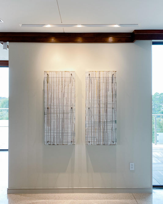 Abstract art installation