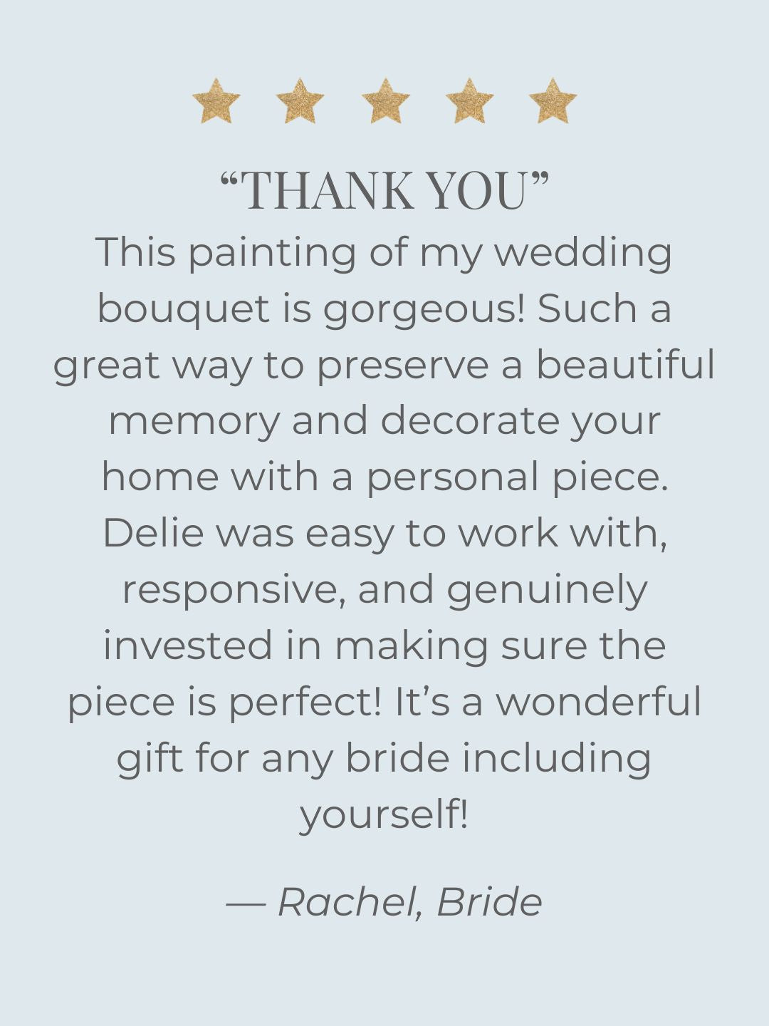 Wedding Bouquet Commission