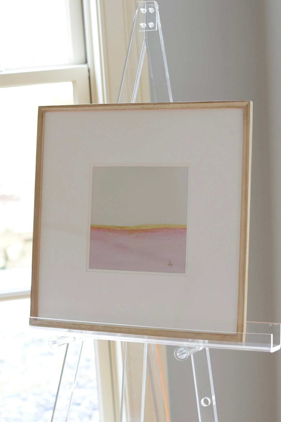 Rosy Reverie Print FRAMED 16x16