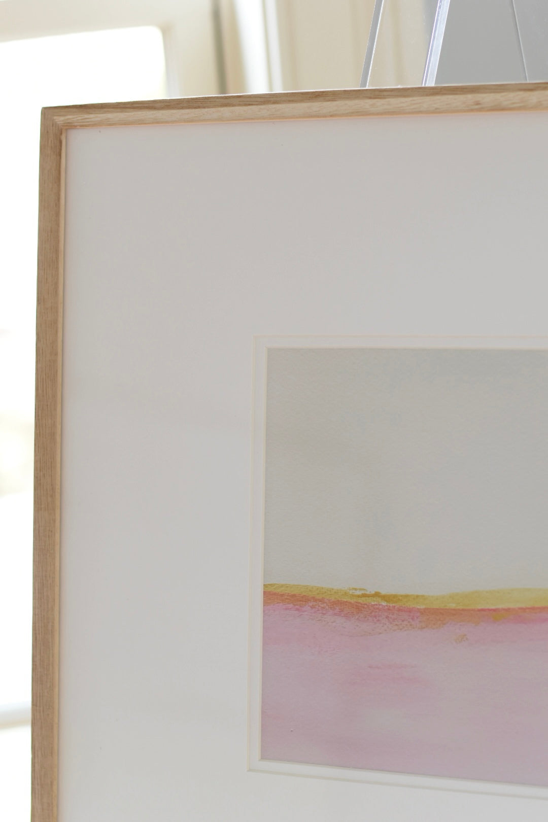 Rosy Reverie Print FRAMED 16x16