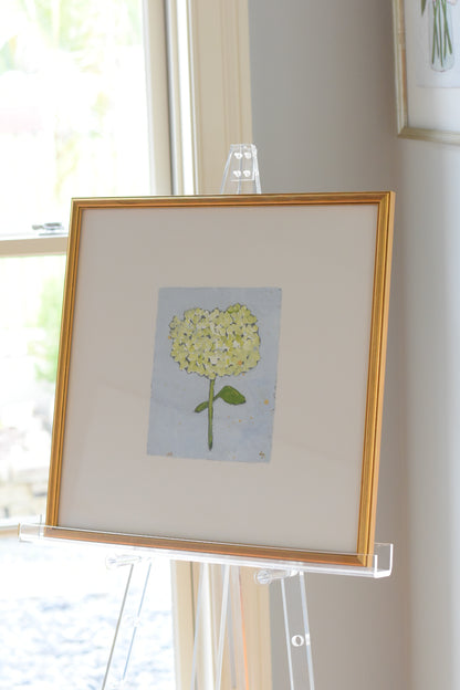 Green Sea Glass Hydrangea 21x21
