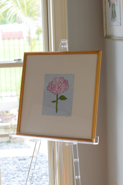 Pink Sea Glass Hydrangea 21x21