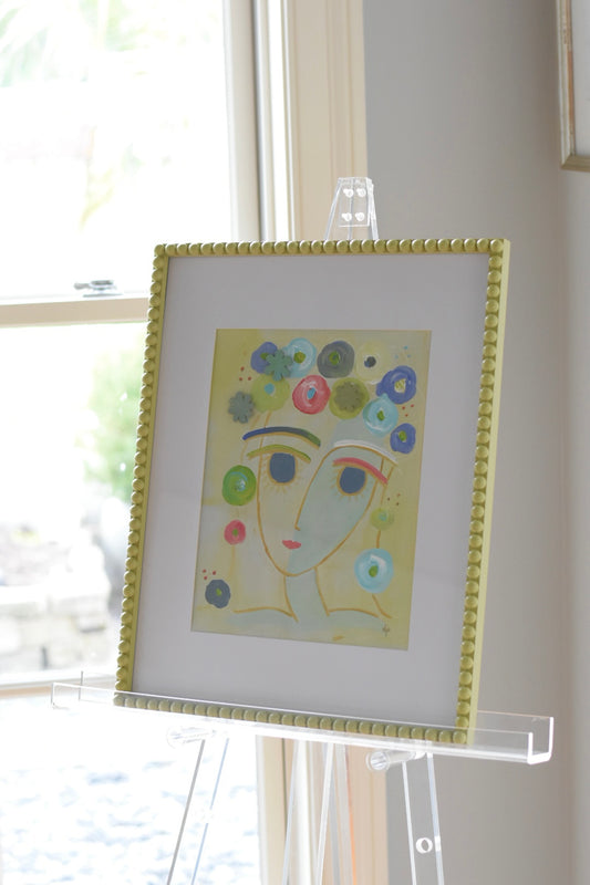 "Summer in Spain 1" Travel Girlie 21x17
