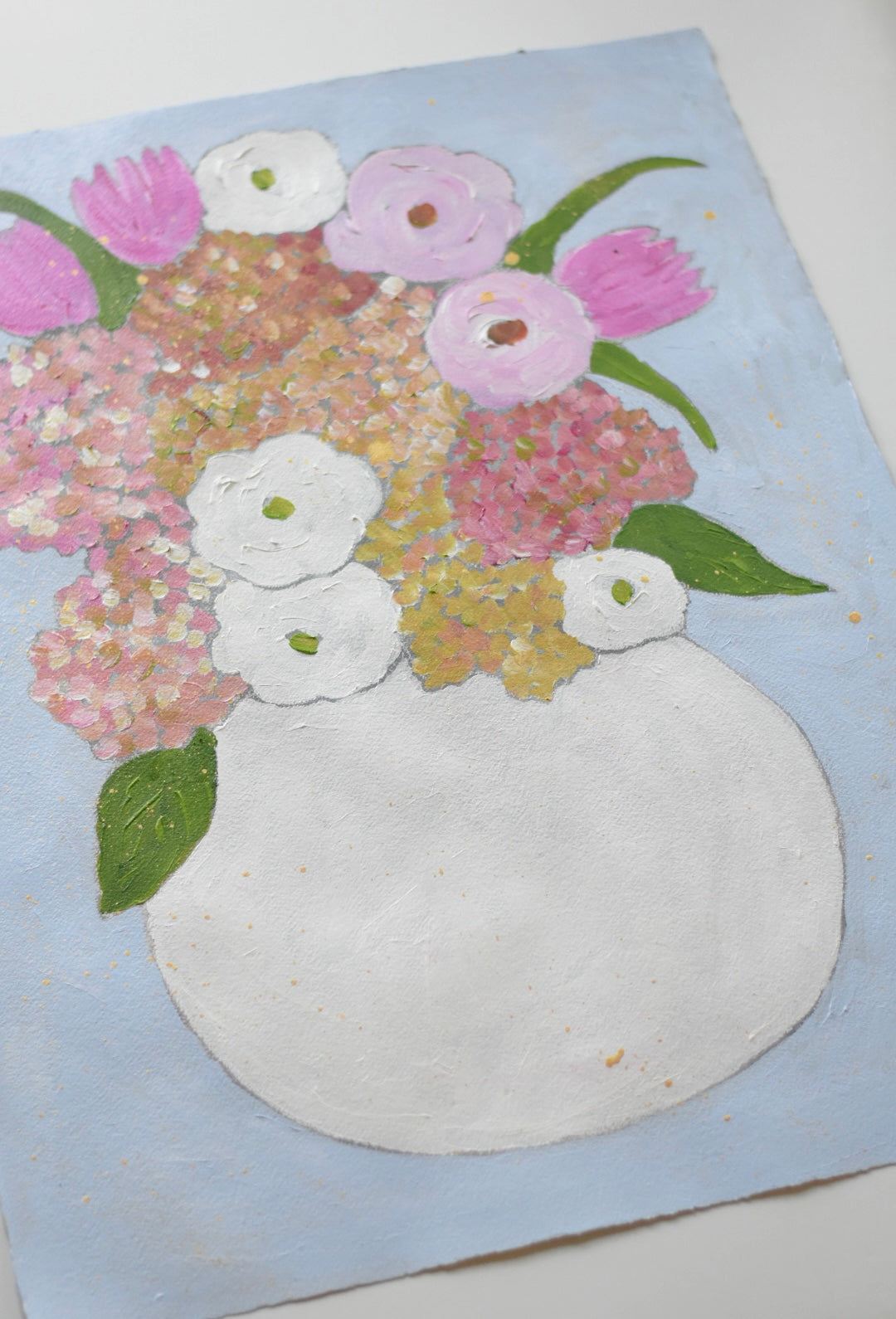 Sea Glass Summer Floral 30x22