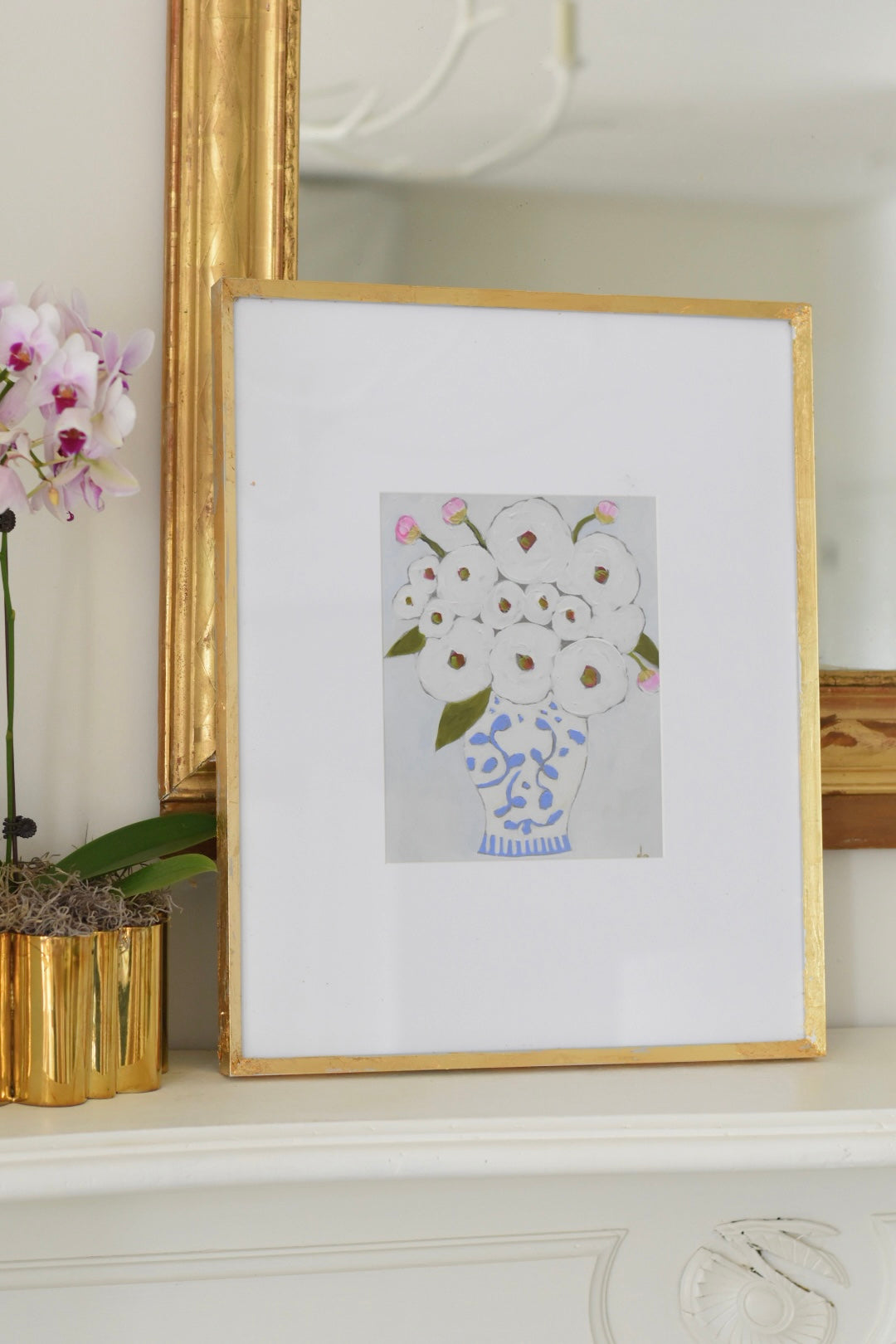 Antique Vase Floral (10x8 PRINT)