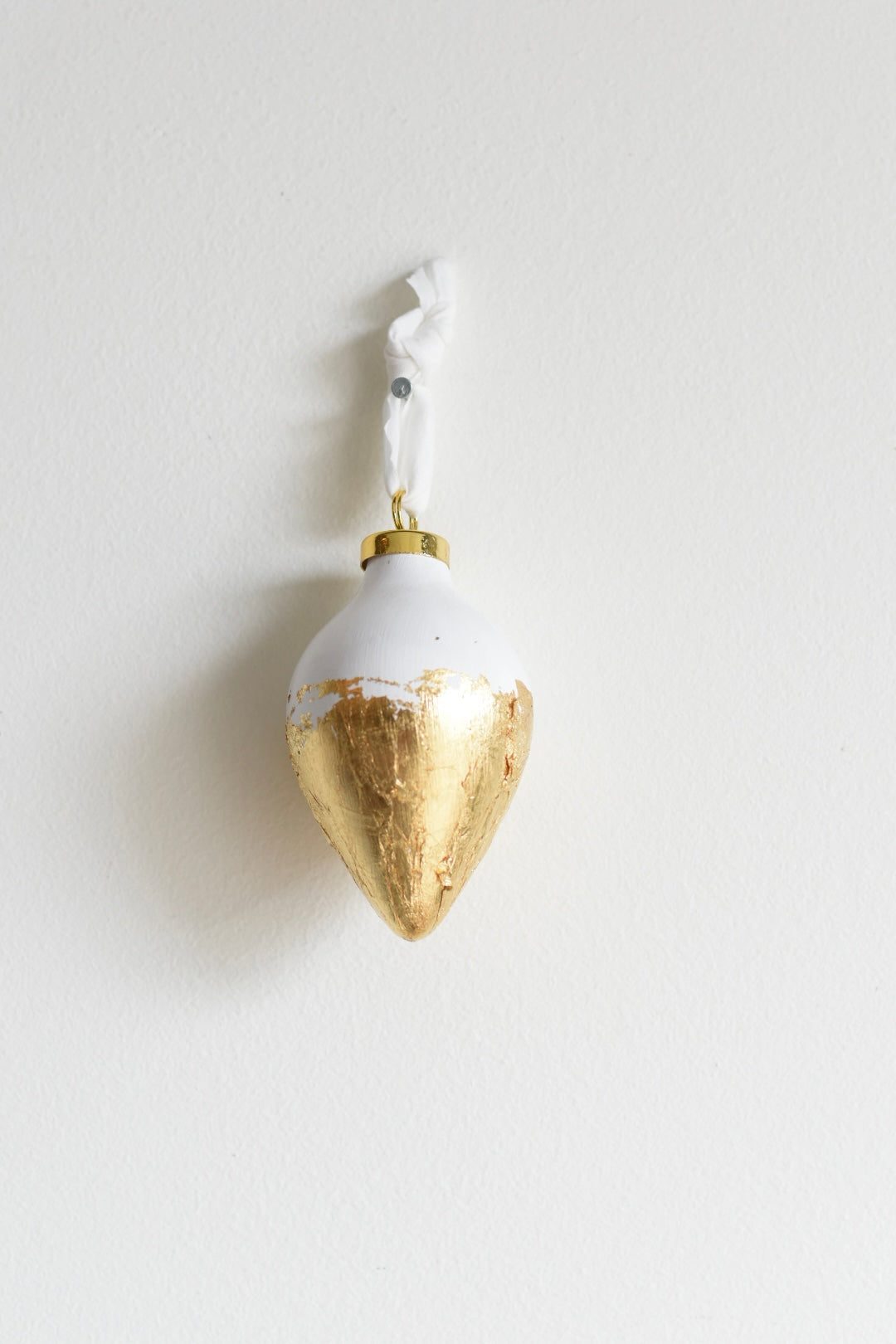 "White Christmas" Drop Ornament