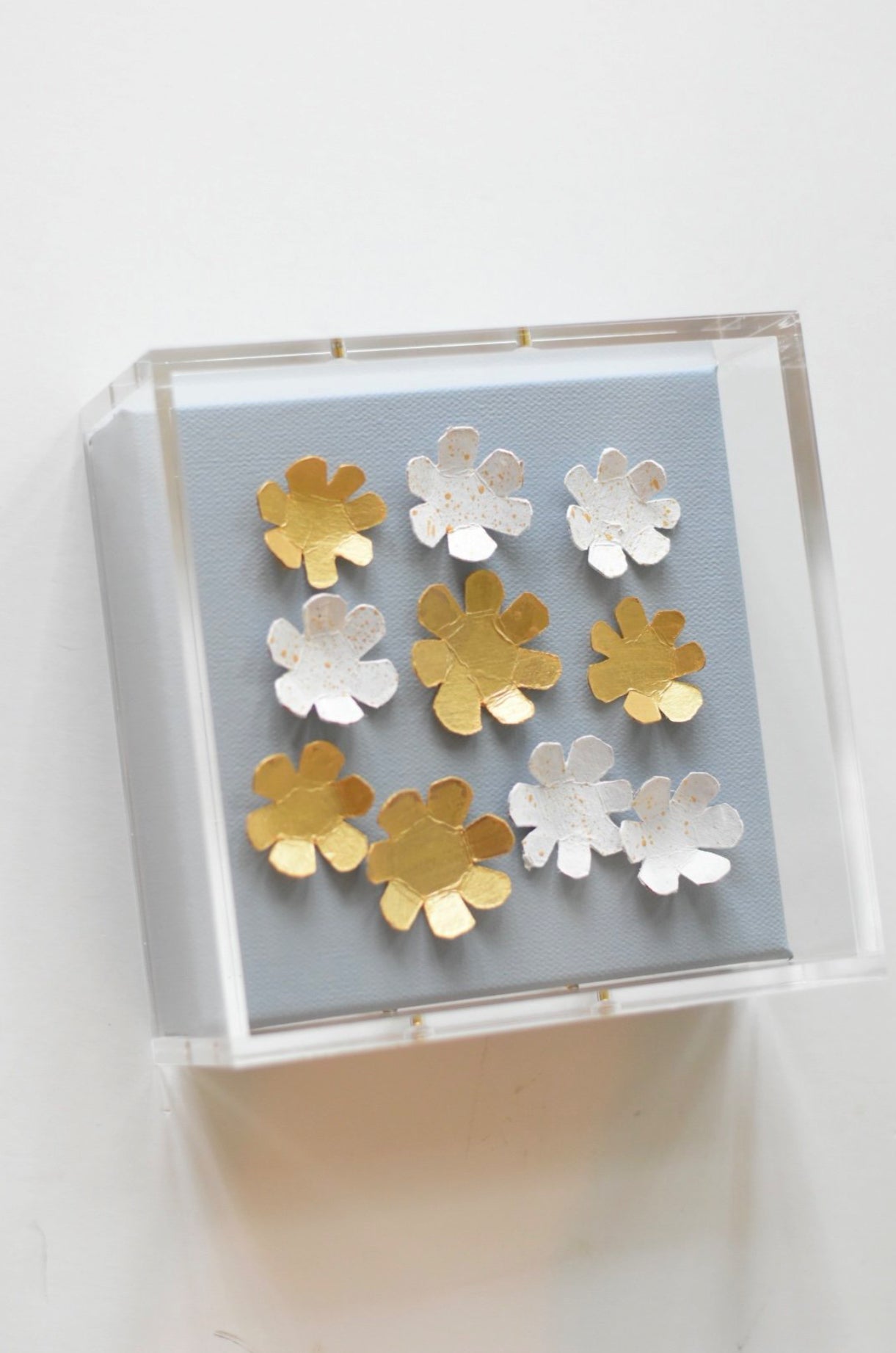 Blue + Gold Petals